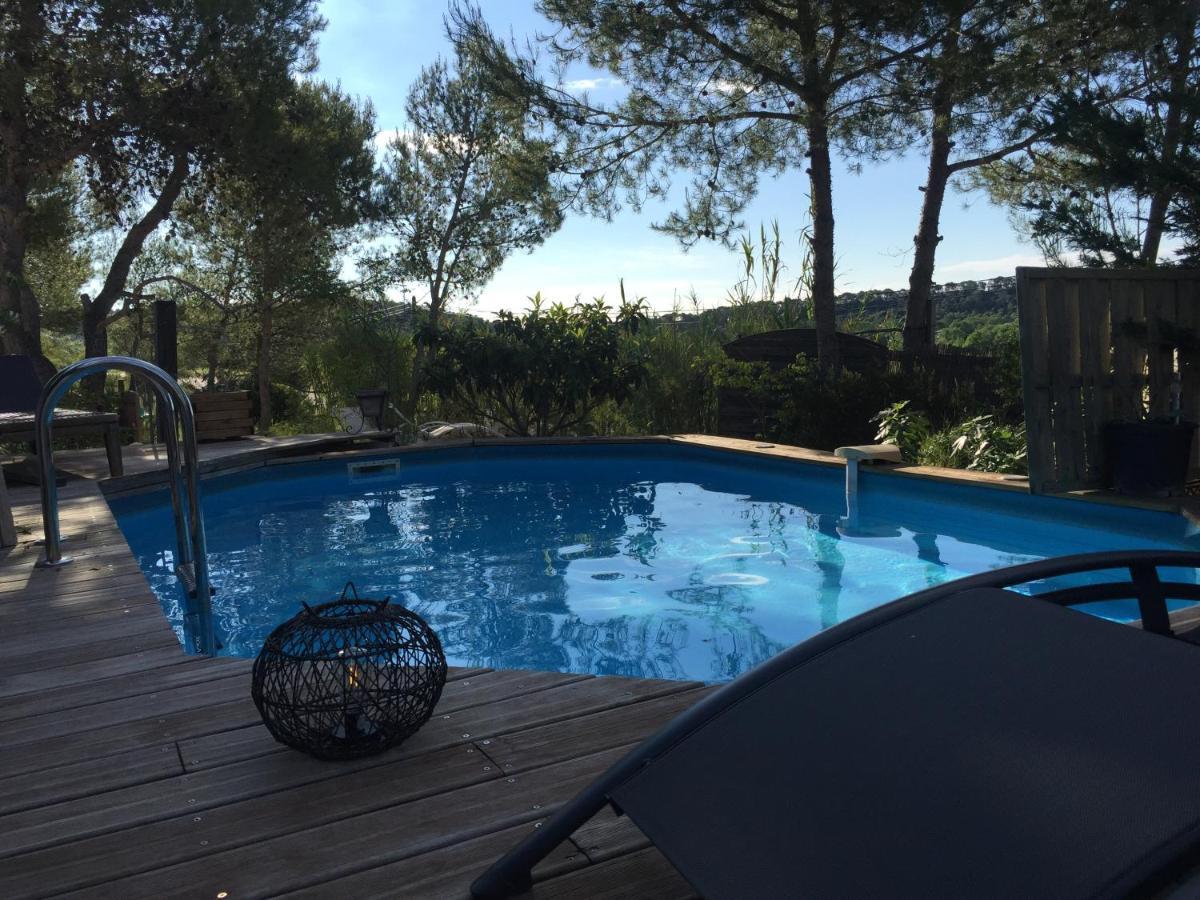 Villa En Bordure De Colline*Piscine*Clim*Netflix Les Matelles Exteriör bild